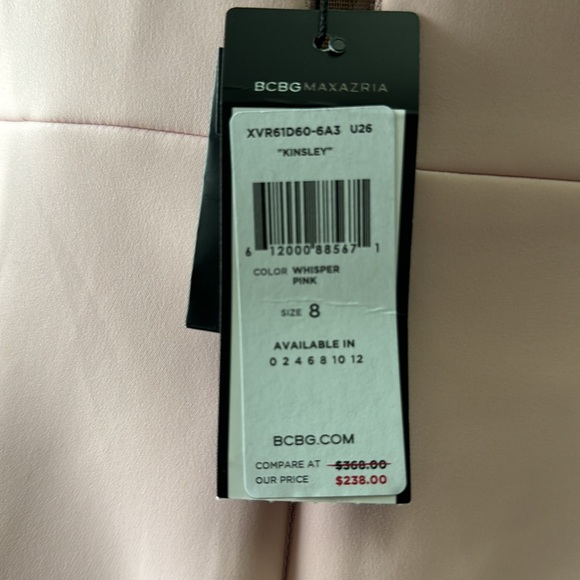 Rose Pink elegant cocktail dress- brand new with tag. Beautiful design. - Picture 13 of 13